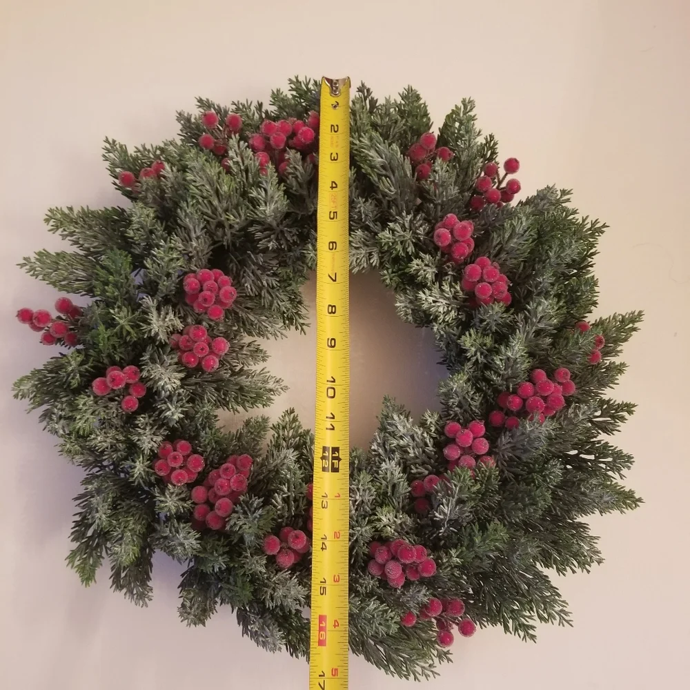 New Frosted Berry Fern Wreath